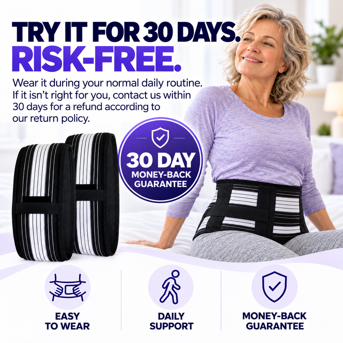 OMNI™ ReliefWrap — Lower Back & Hip Support