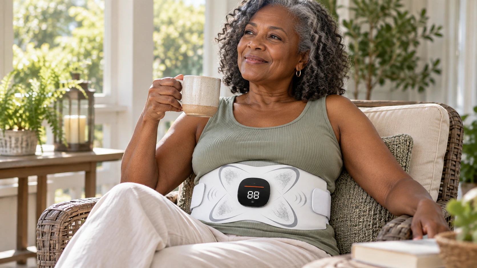AI lifestyle illustration of Neuro Belt use — scene 9