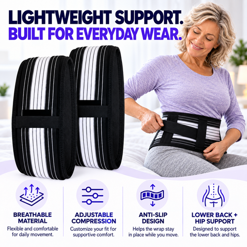 OMNI™ ReliefWrap — Lower Back & Hip Support