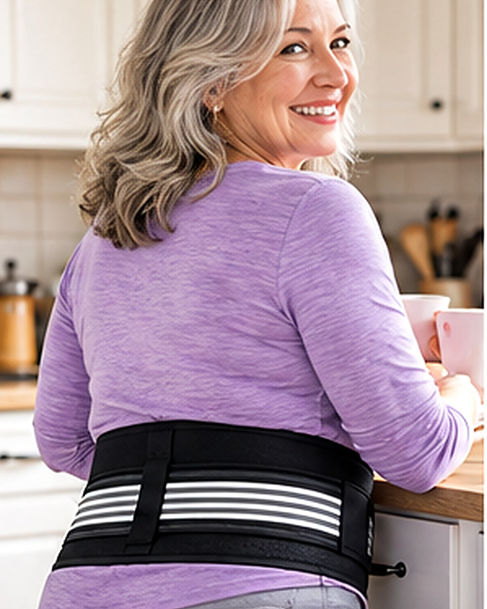 Karen S. using OMNI ReliefWrap